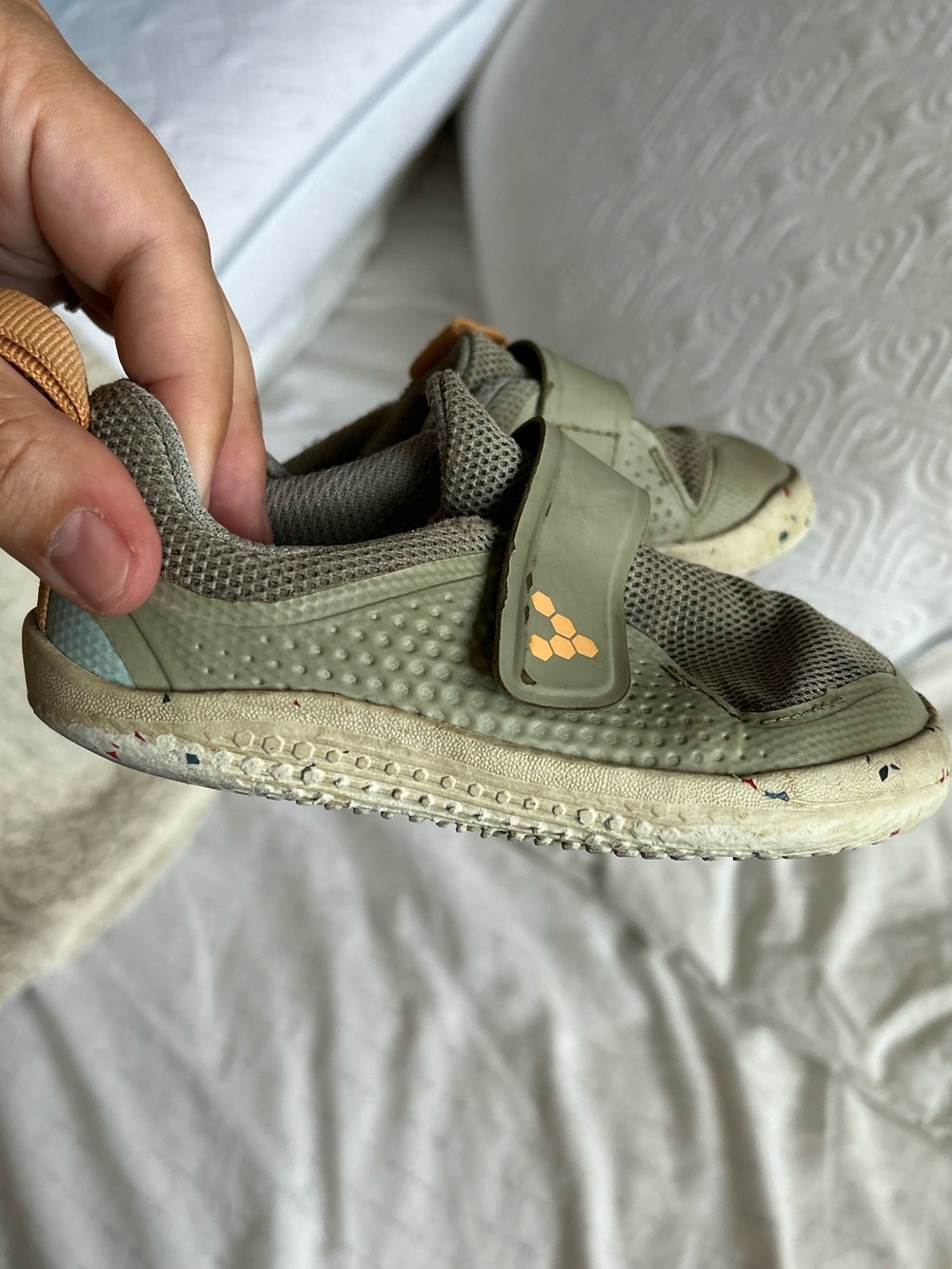 Vivo Barefoot Kids Olive Green Slip-On Athletic Shoes - 24 - Picture 6 of 10